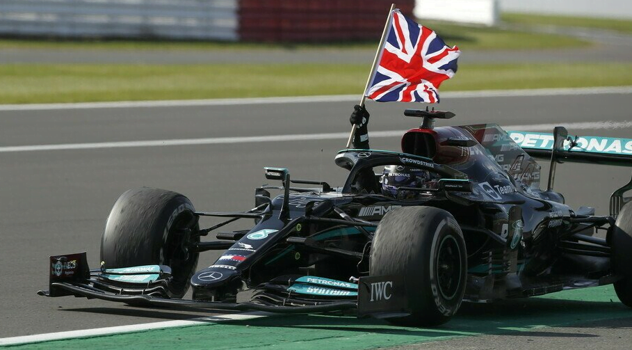 Hamilton 2021 na Inglaterra